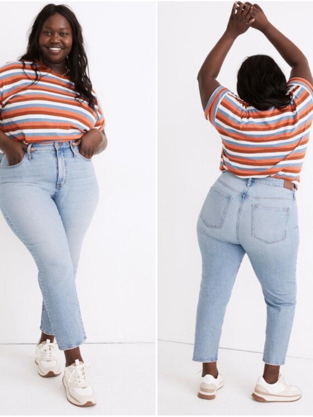 Madewell The Plus Perfect Vintage Jean Fiore Wash Comfort Stretch Size 28W NWT